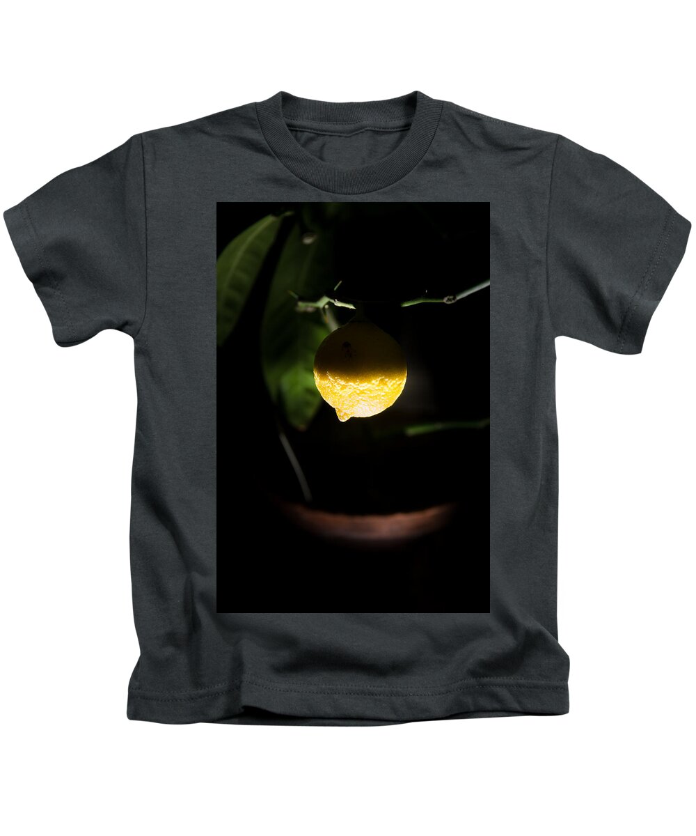 Beauty Kids T-Shirt featuring the photograph Lemon's Planet by Michael Goyberg