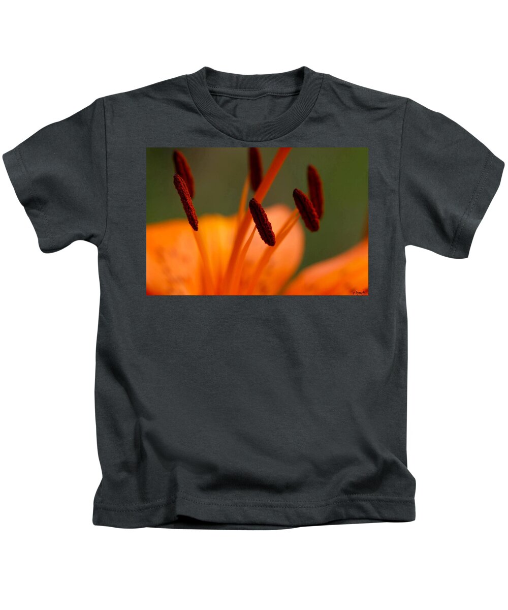 Flower Kids T-Shirt featuring the photograph Lily by Carol Lynch