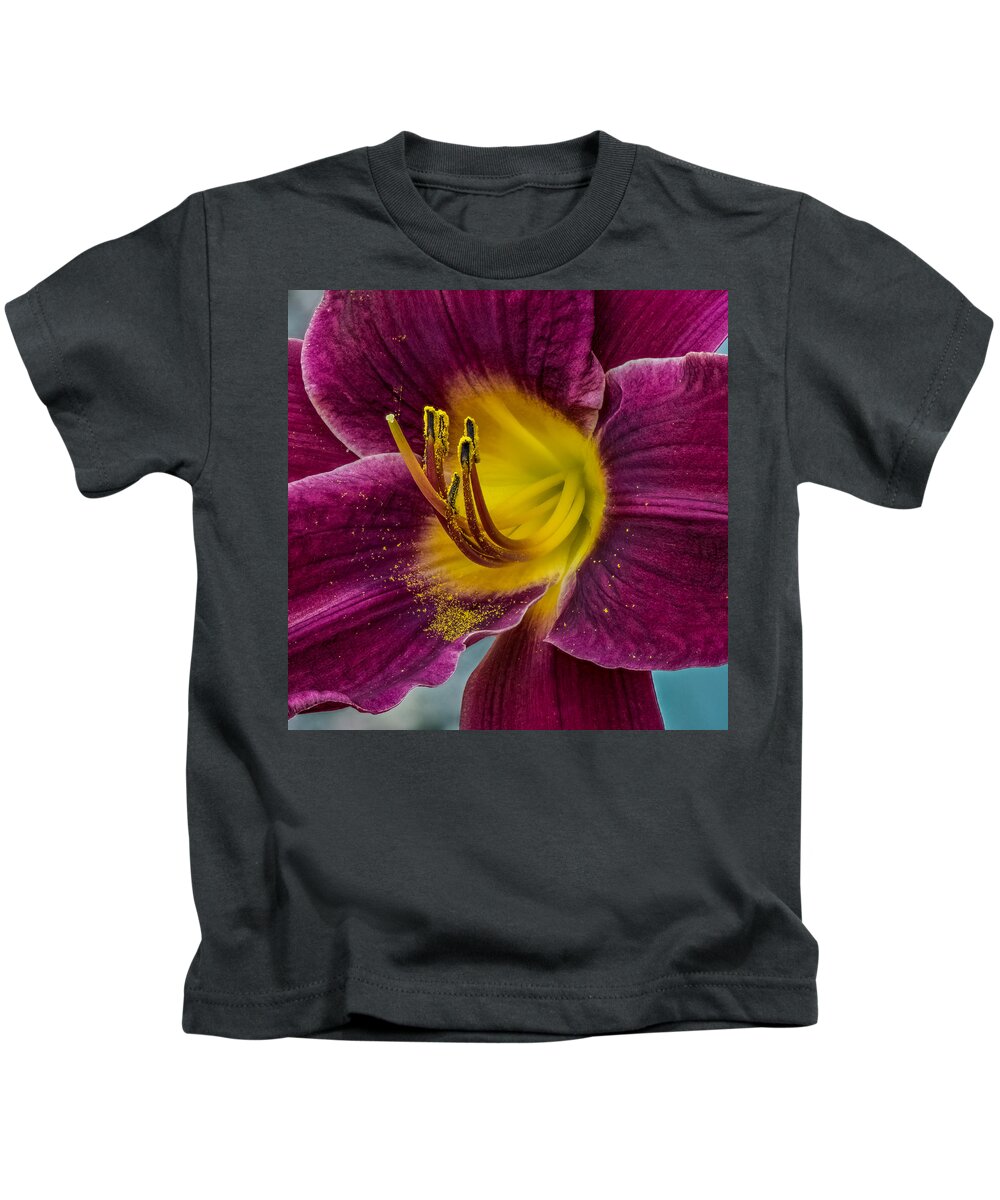 Bloom Kids T-Shirt featuring the photograph Lily Macro by Paul Freidlund