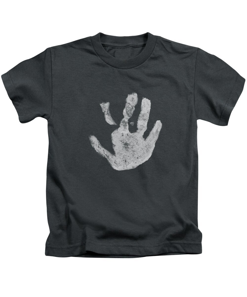 Lord Of The Rings Kids T-Shirt featuring the digital art Lor - White Hand by Brand A