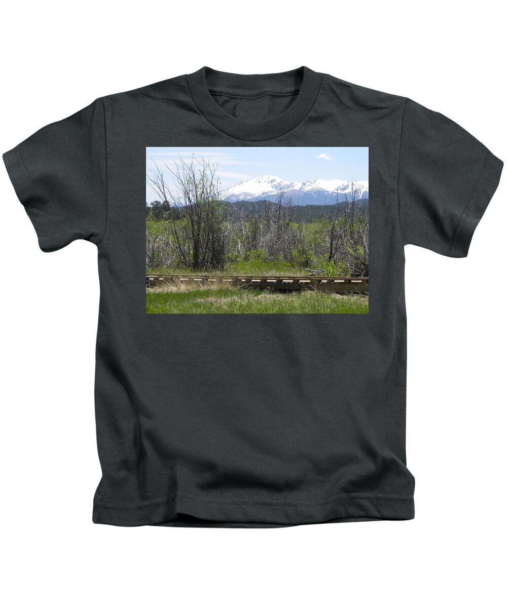 Berg Kids T-Shirt featuring the photograph Lake Manitou SP Woodland Park CO #2 by Margarethe Binkley