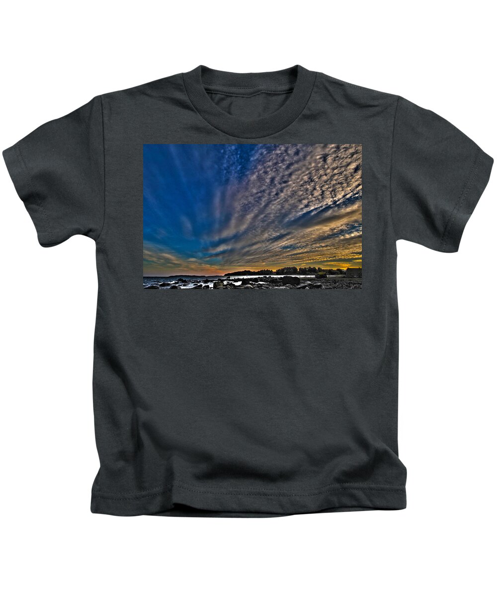 Hdr Coloring Kids T-Shirt featuring the photograph Masterpiece by Nature by Randi Grace Nilsberg