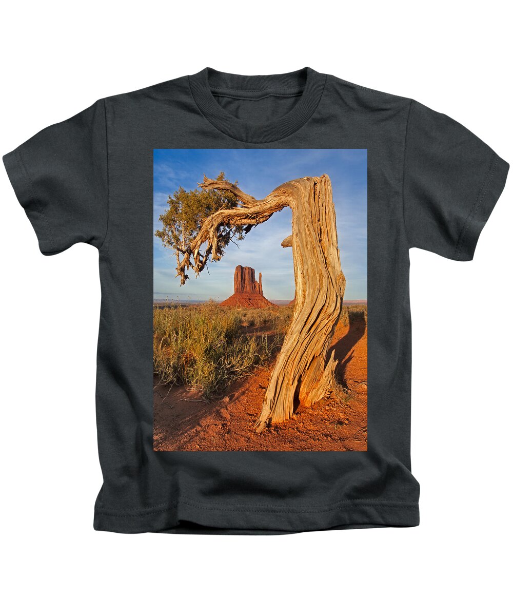 Monument Valley National Park Kids T-Shirt featuring the photograph Monument Valley Classic by Susan Candelario