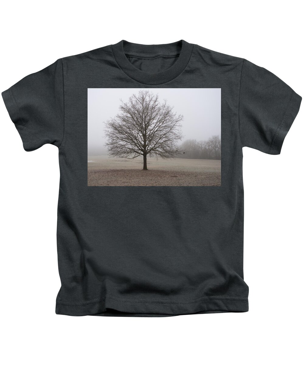Miguel Kids T-Shirt featuring the photograph Morning Fog by Miguel Winterpacht