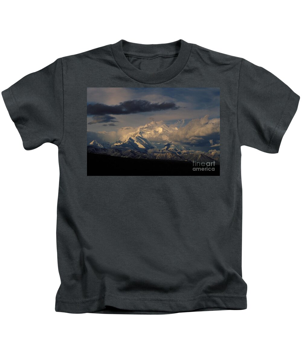 Landscape Kids T-Shirt featuring the photograph Mt. Mckinley by Ron Sanford