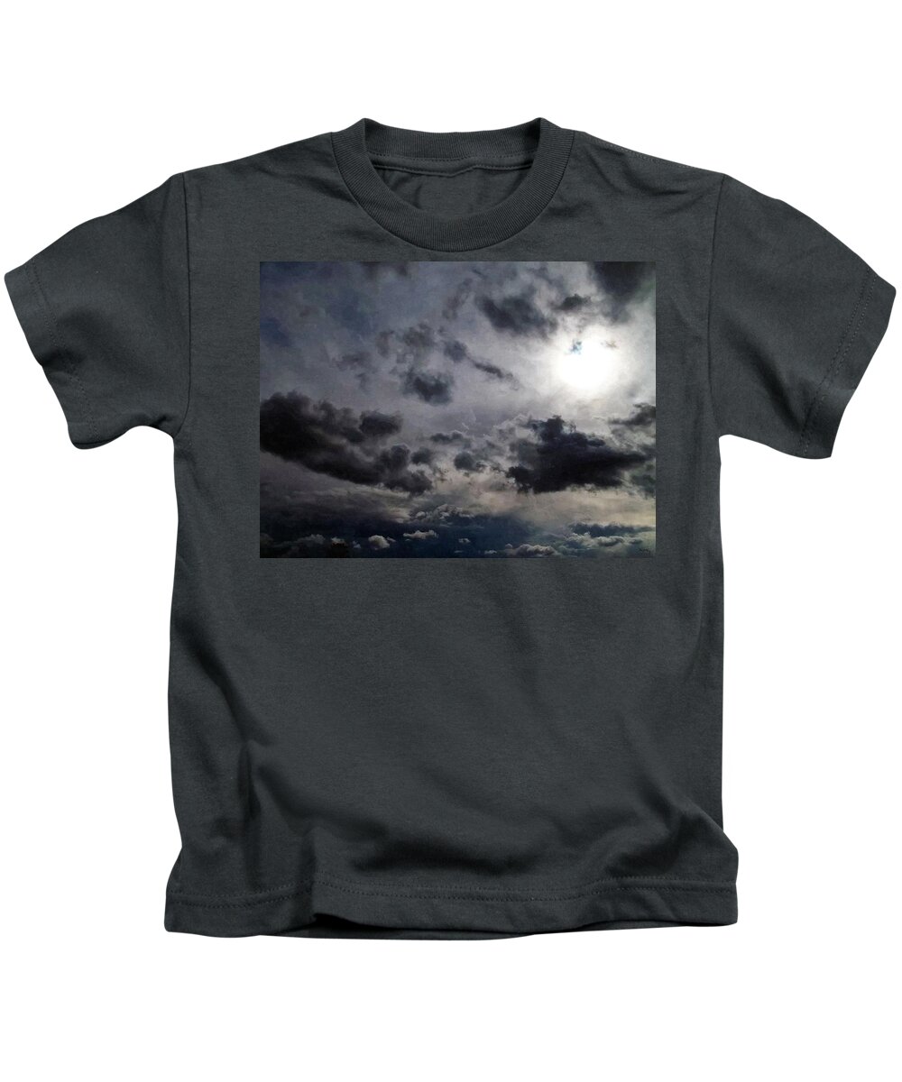 Skyscape Kids T-Shirt featuring the photograph Mystery Of The Sky by Glenn McCarthy Art and Photography