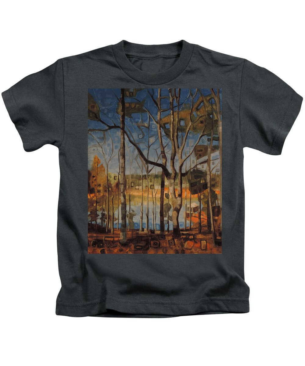 Nature Kids T-Shirt featuring the painting Nature's Coloring Book by T S Carson