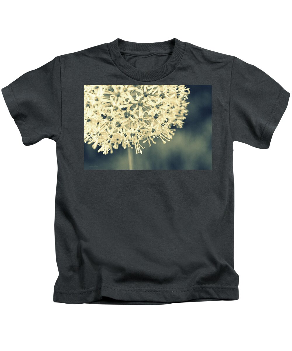 Flower Kids T-Shirt featuring the photograph Nature's Popcorn Ball by Andrea Platt