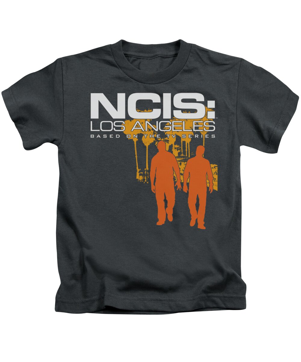 NCIS Kids T-Shirt featuring the digital art Ncis:la - Slow Walk by Brand A