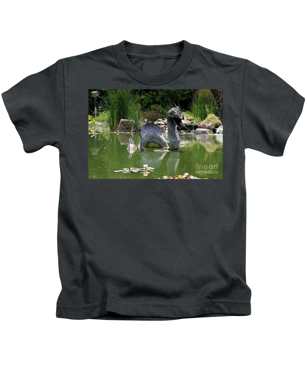 Nessie Kids T-Shirt featuring the photograph Nessie Is Everywhere by Christiane Schulze Art And Photography