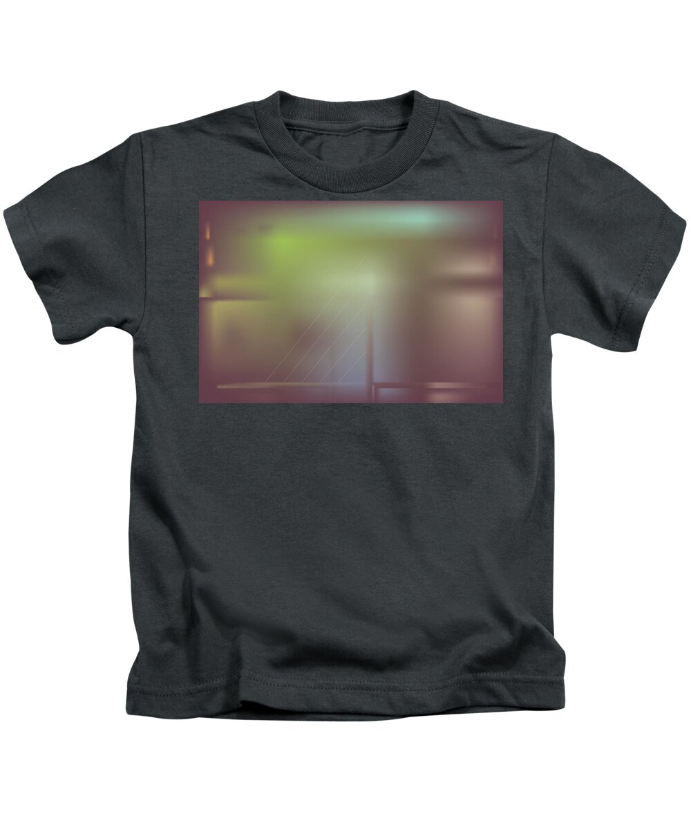 Digital Kids T-Shirt featuring the digital art Night Bridge by Kevin McLaughlin
