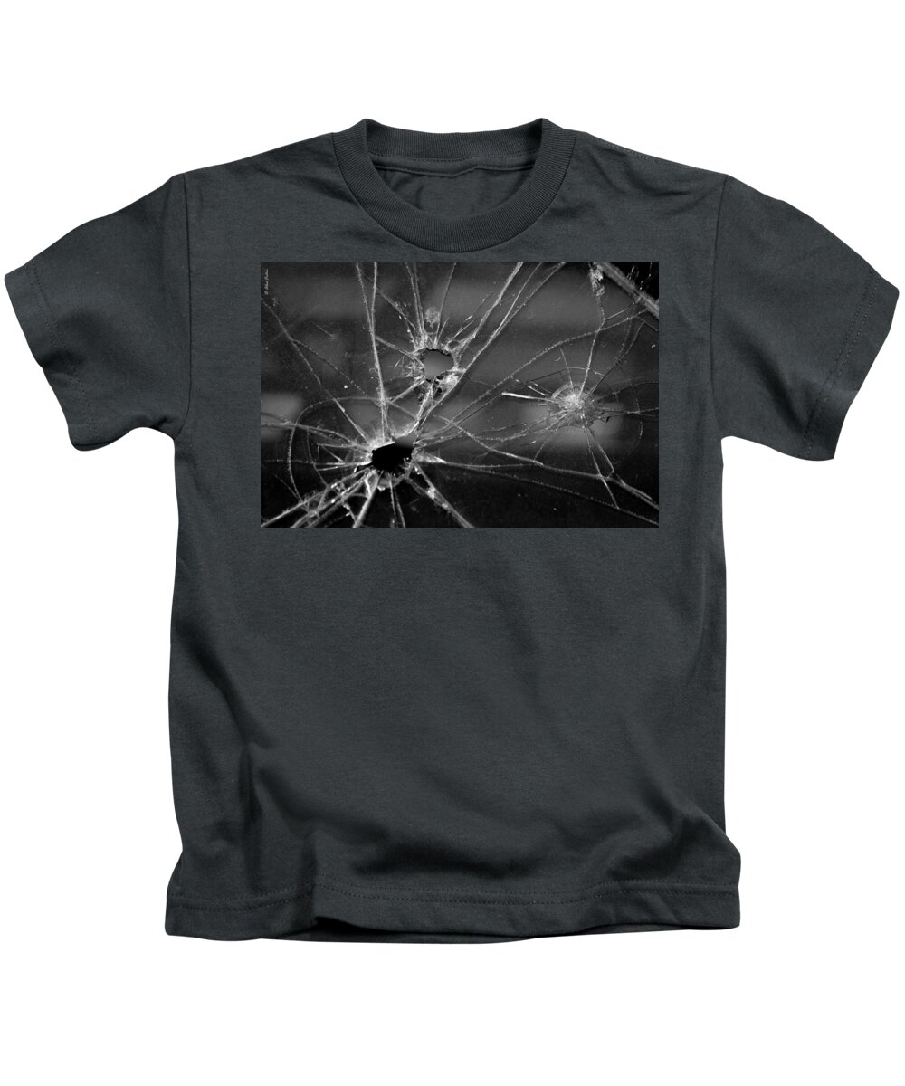 Glass Kids T-Shirt featuring the photograph Not a bullet-proof by Alexander Fedin