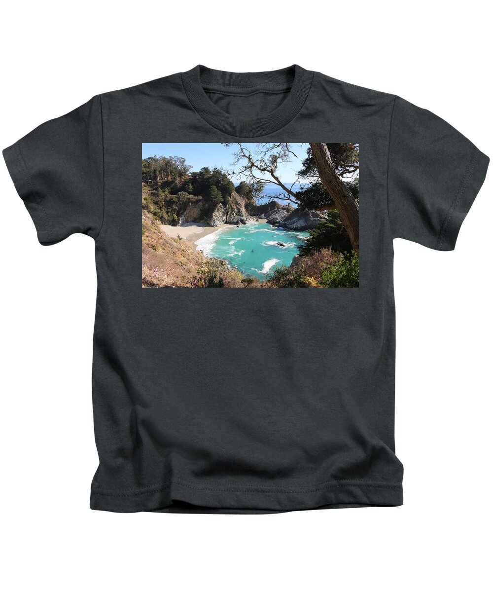 Big Sur Kids T-Shirt featuring the photograph Ocean Bliss by Christy Pooschke