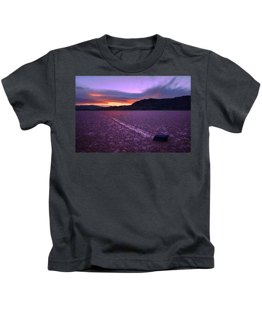Death Valley Kids T-Shirt featuring the photograph On the Playa by Chad Dutson