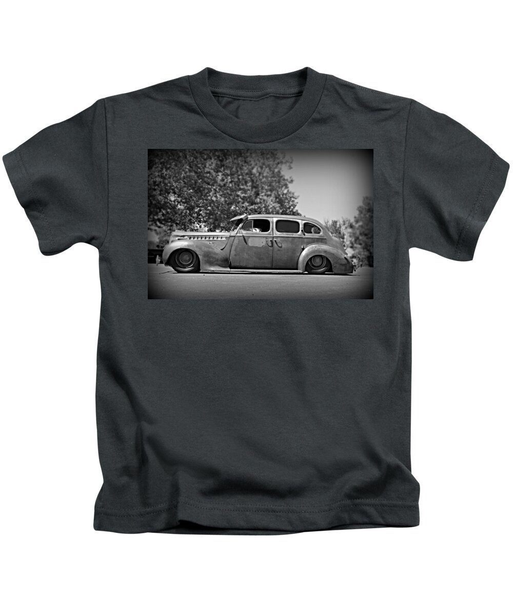 Packard Kids T-Shirt featuring the photograph Packard Patina by Steve Natale