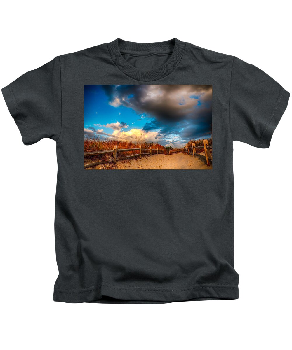 New Jersey Kids T-Shirt featuring the photograph Painted by Kristopher Schoenleber