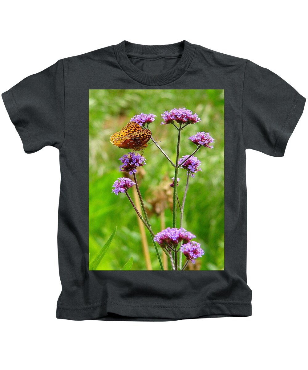 Fine Art Kids T-Shirt featuring the photograph Perched by Rodney Lee Williams