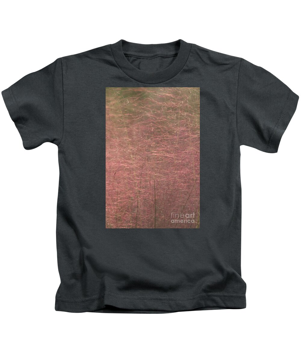 Pink Kids T-Shirt featuring the photograph Pink Muhly Grass by John Harmon