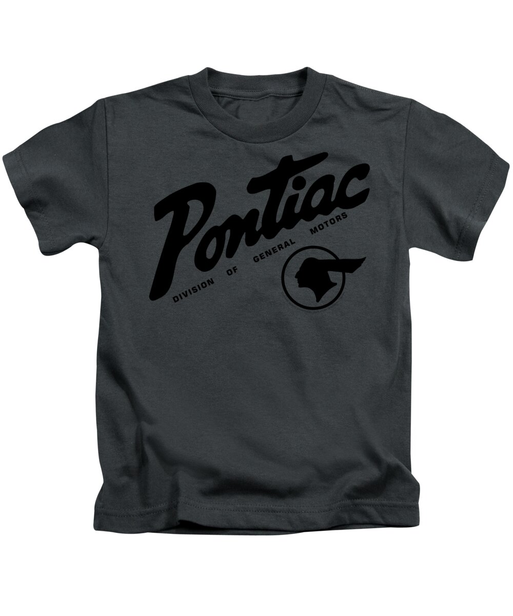  Kids T-Shirt featuring the digital art Pontiac - Division by Brand A