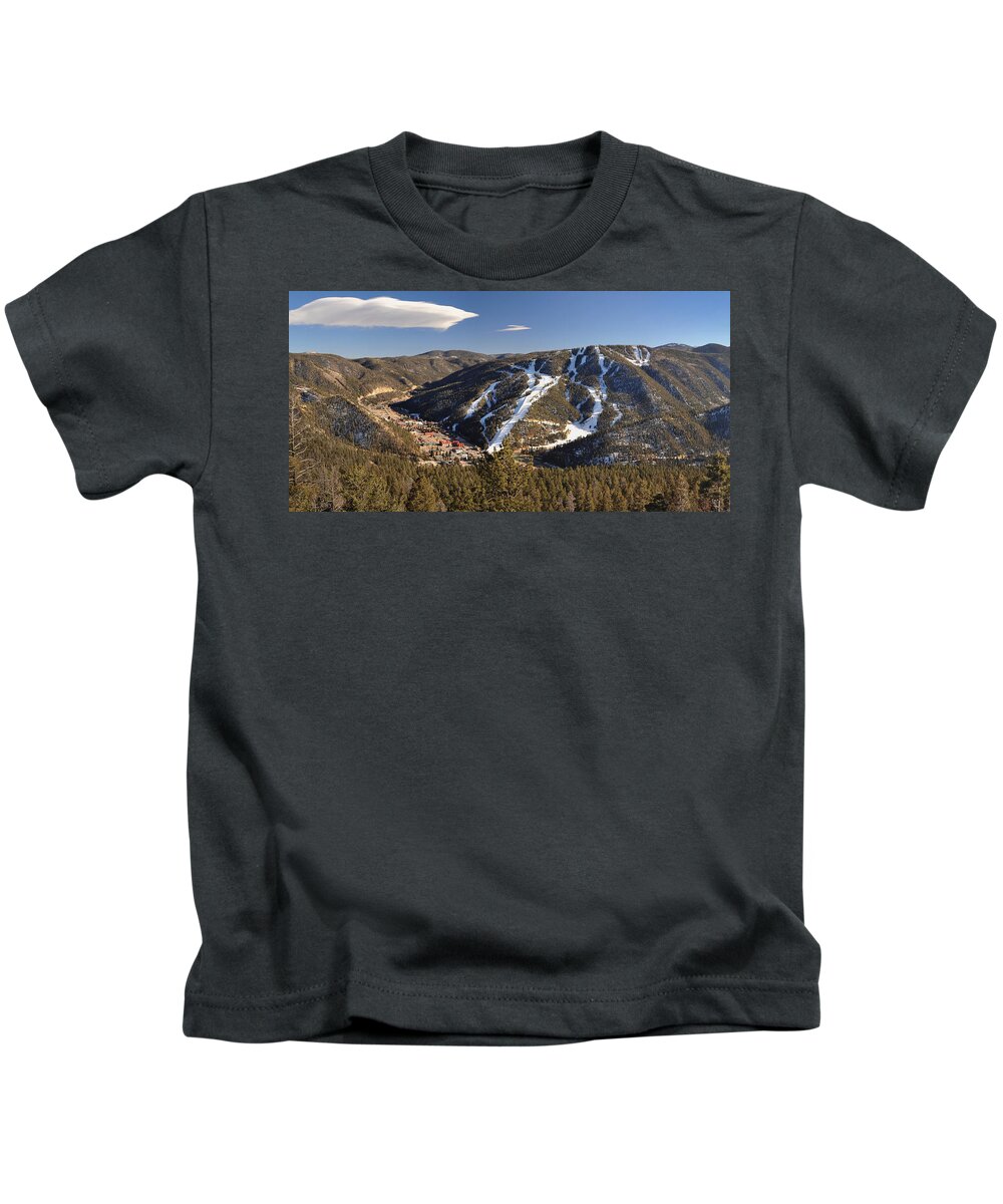 Red River Kids T-Shirt featuring the photograph Red River in Spring by Ron Weathers
