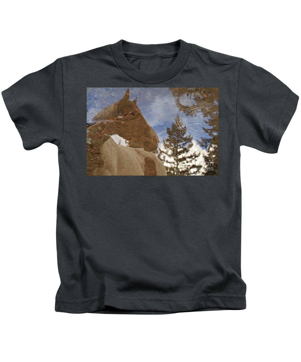 Nature Kids T-Shirt featuring the photograph Upon Reflection by Michelle Twohig