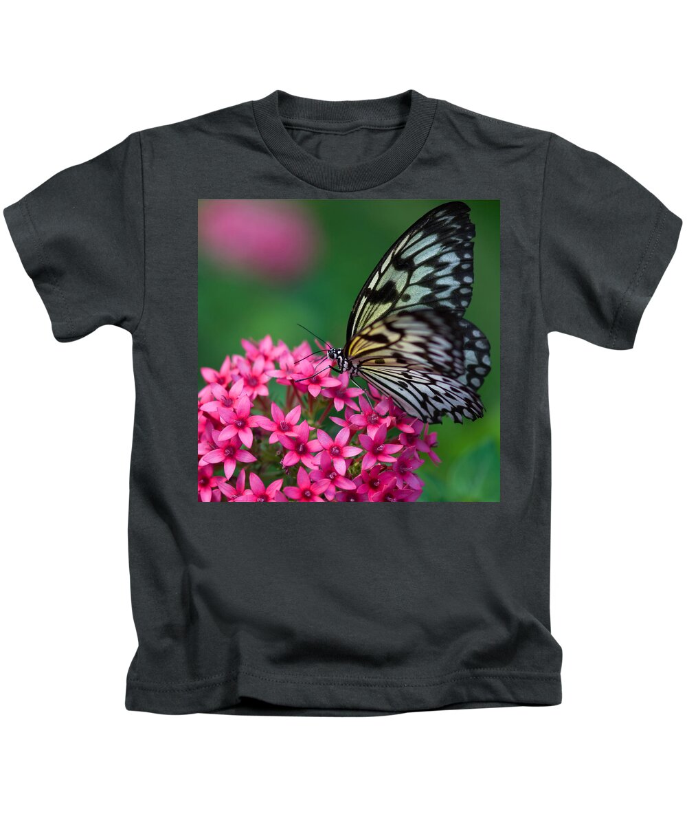 Butterfly Kids T-Shirt featuring the photograph Rice Paper Butterfly by Joann Vitali