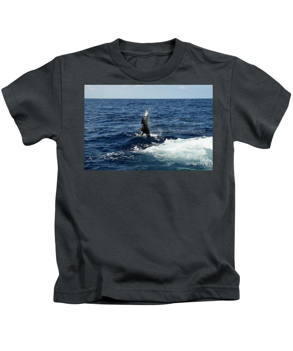 Costa Rica Kids T-Shirt featuring the photograph Sal's Sailfish by Bob Hislop