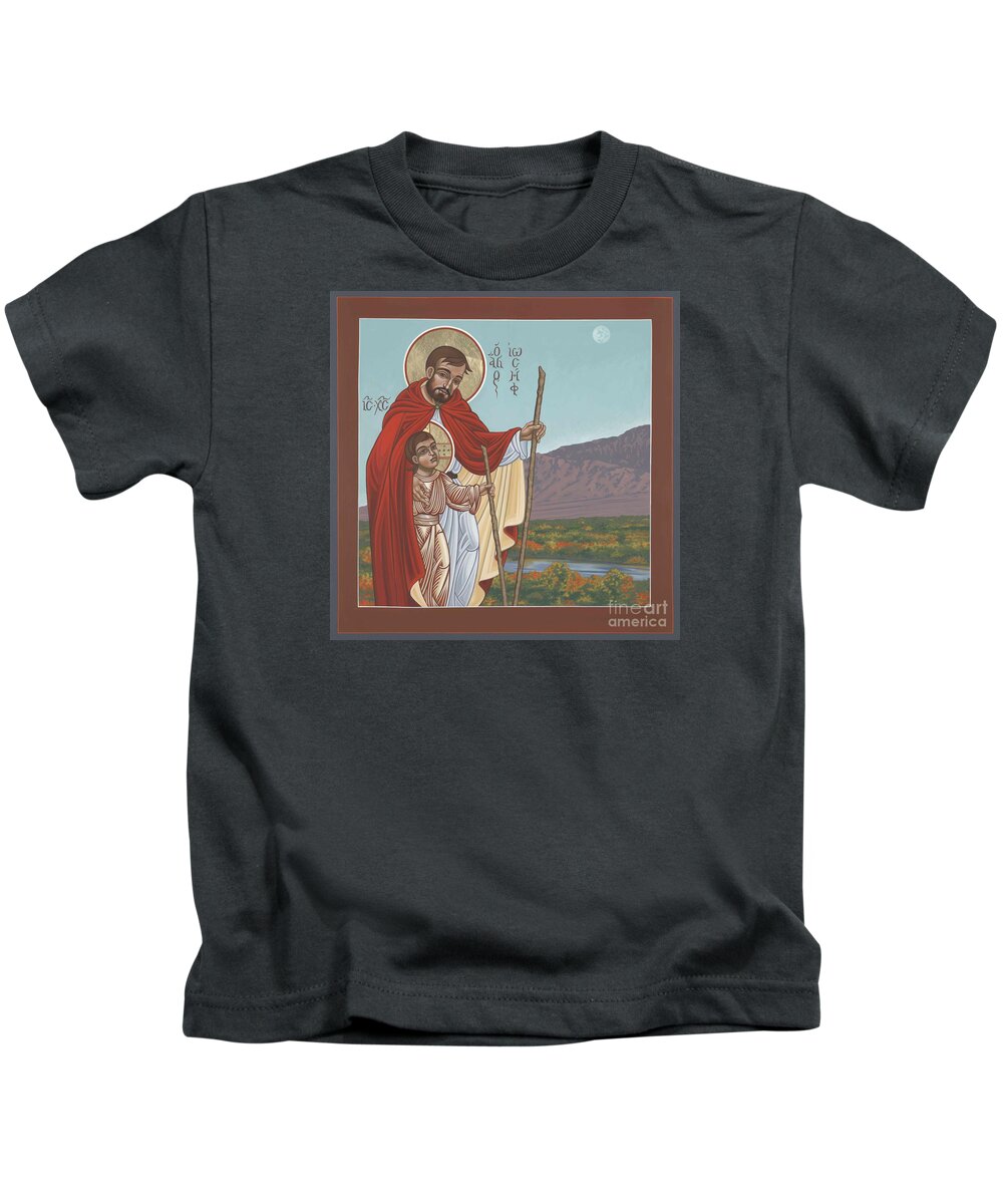 San Jose Kids T-Shirt featuring the painting San Jose en el Rio Grande 268 by William Hart McNichols