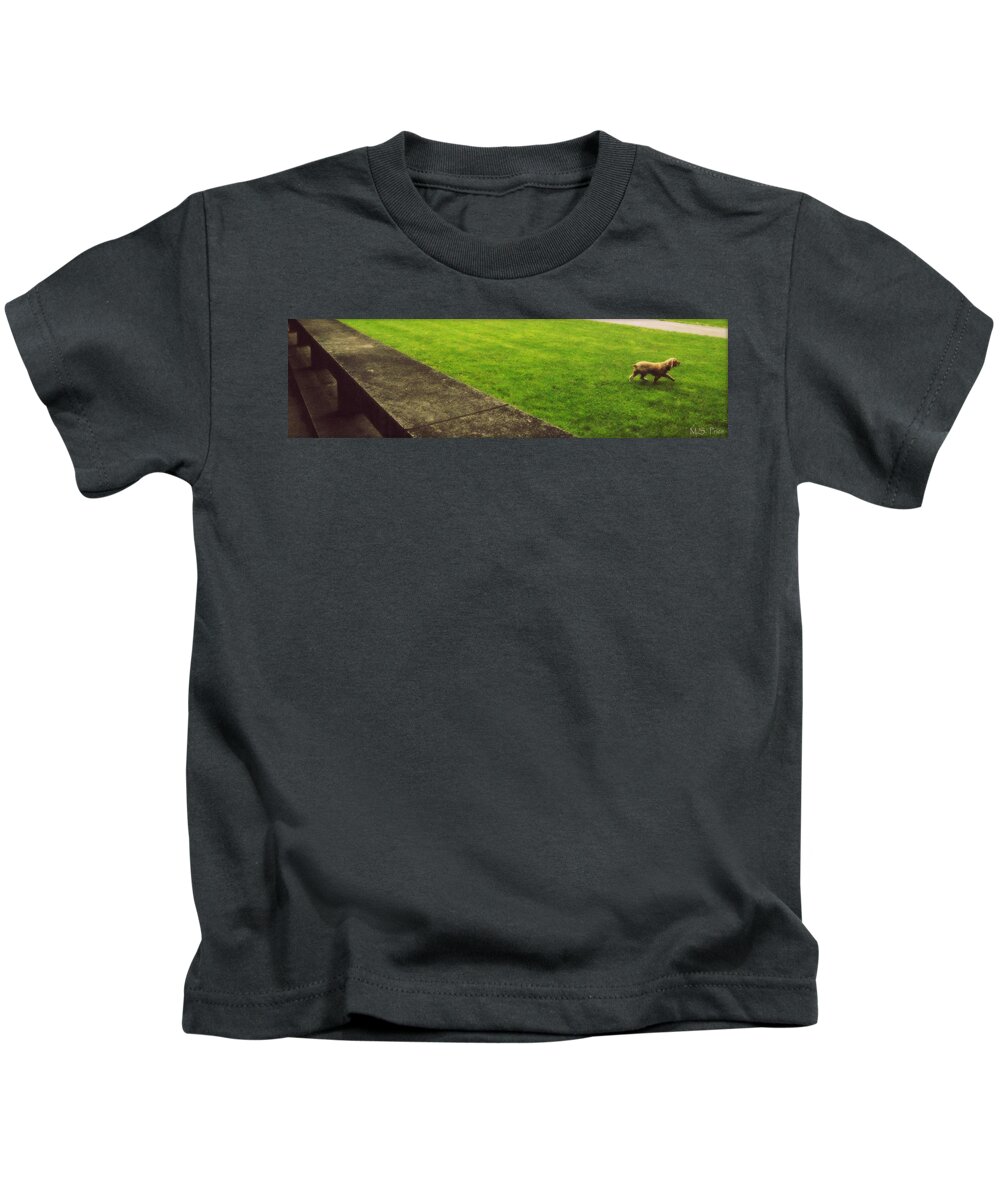 Groton School Kids T-Shirt featuring the photograph Sandy by Marysue Ryan
