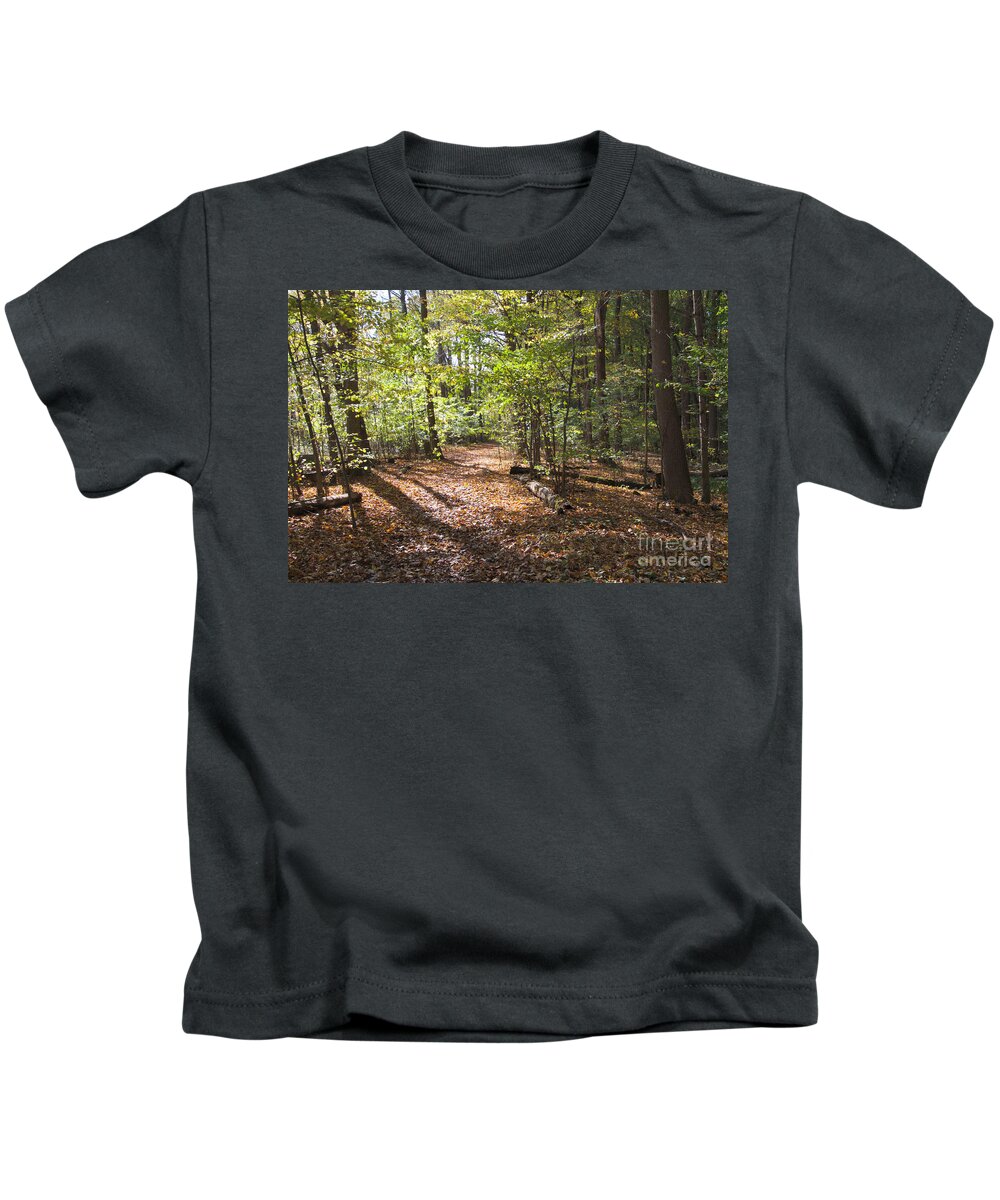 Scared Grove Kids T-Shirt featuring the photograph Scared Grove 2 by William Norton