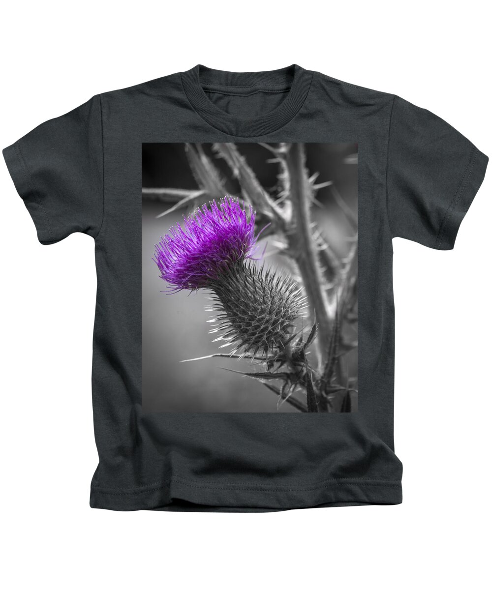 Thistle Kids T-Shirt featuring the photograph Scotland Calls 2 by Scott Campbell