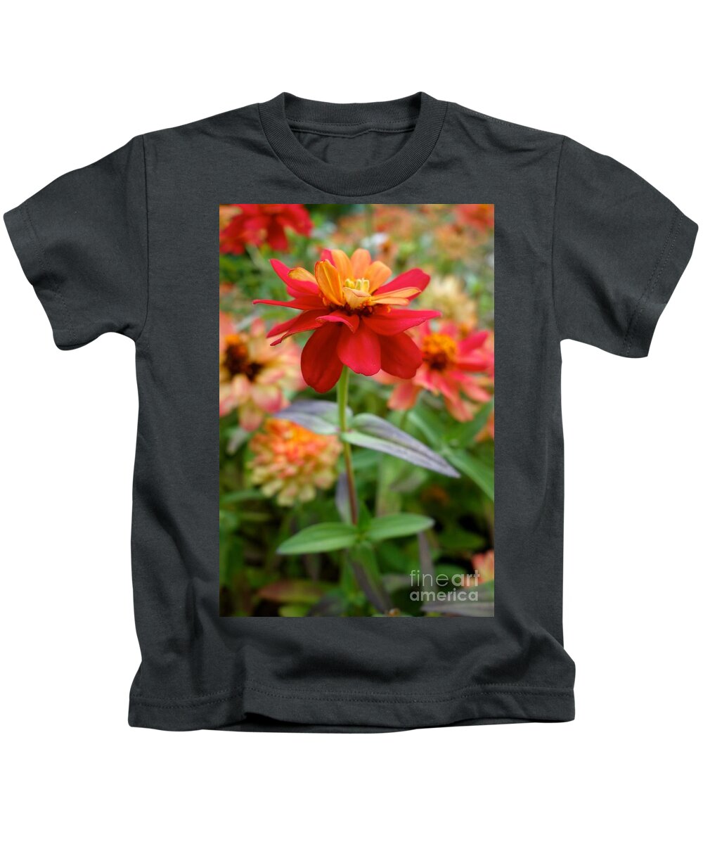 Serenity In Red Kids T-Shirt featuring the photograph Serenity In Red by Jacqueline Athmann