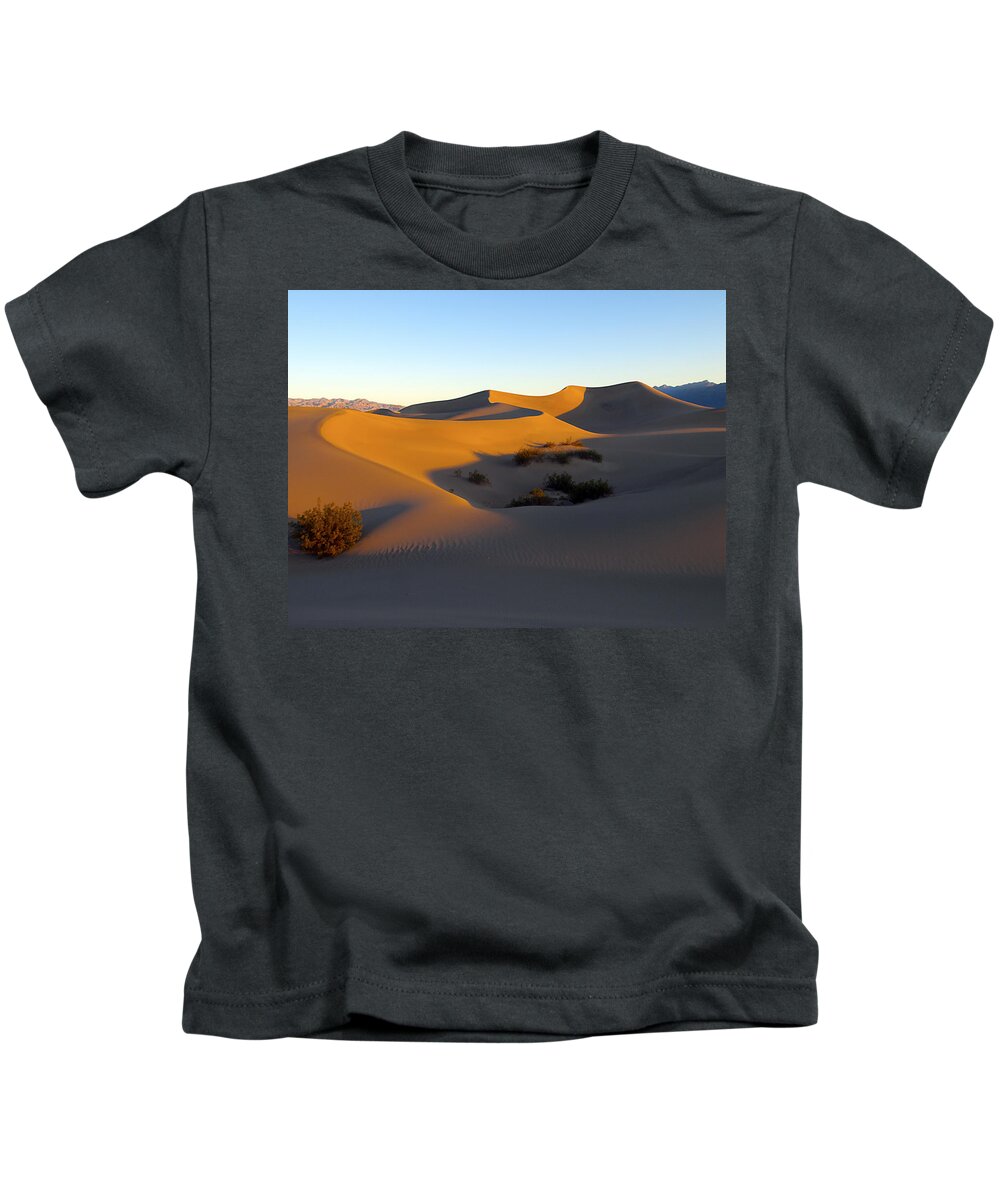Death Valley Kids T-Shirt featuring the photograph SixFortyFour am April First Twelve by Joe Schofield