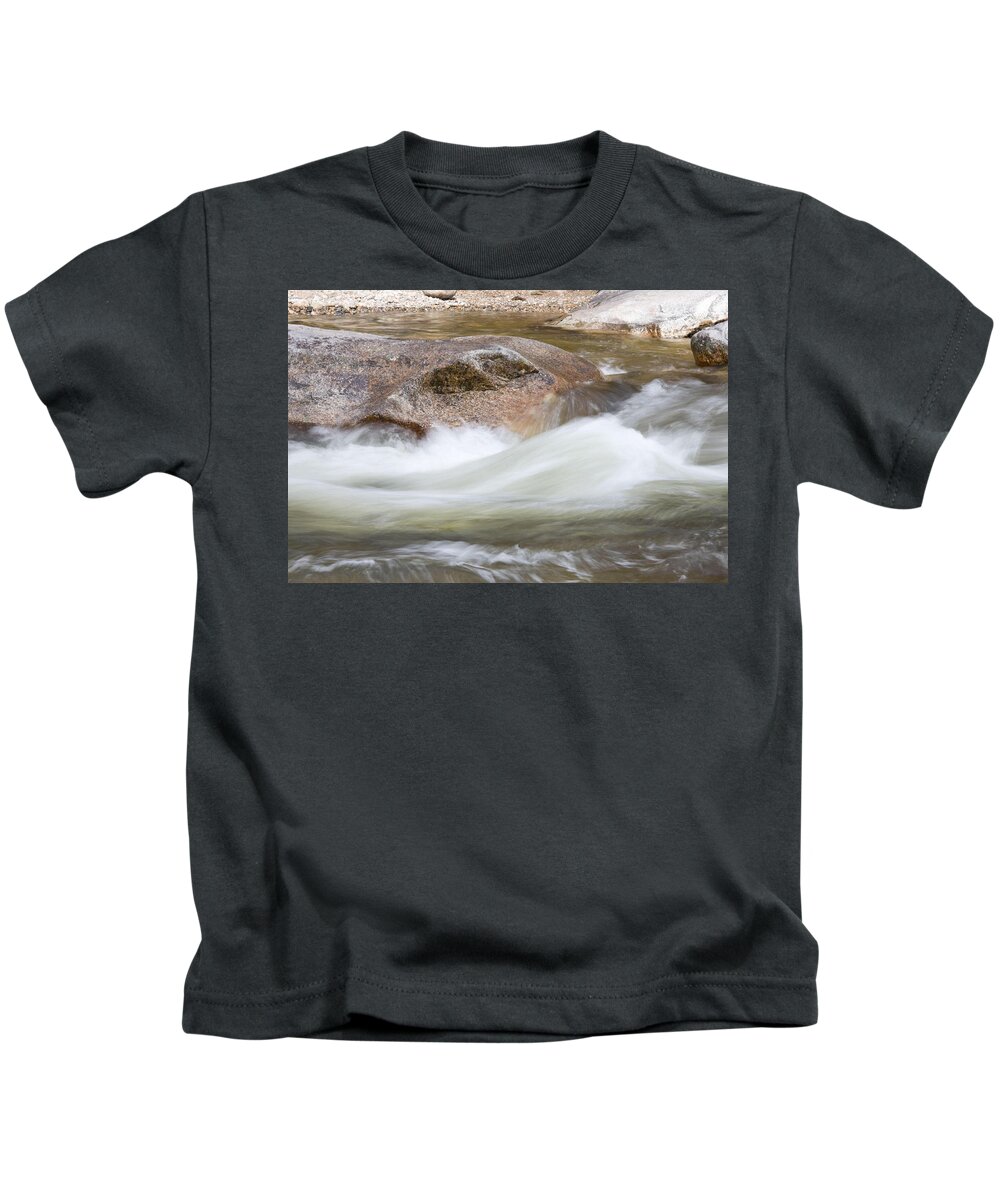 Photography Kids T-Shirt featuring the photograph Soft Water by Natalie Rotman Cote