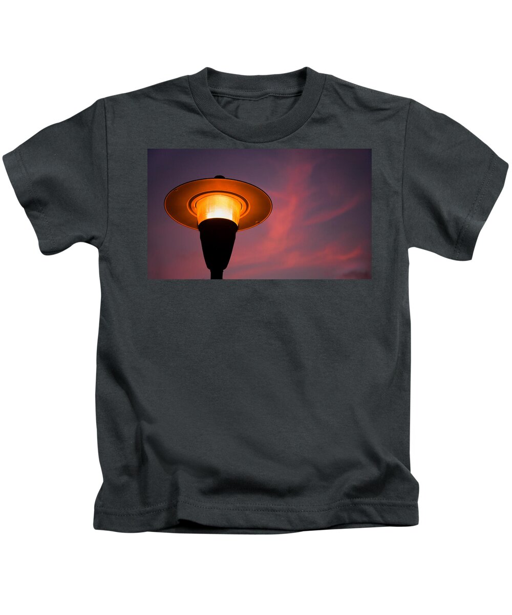 Street Lamp Kids T-Shirt featuring the photograph Streetlamp by David Smith