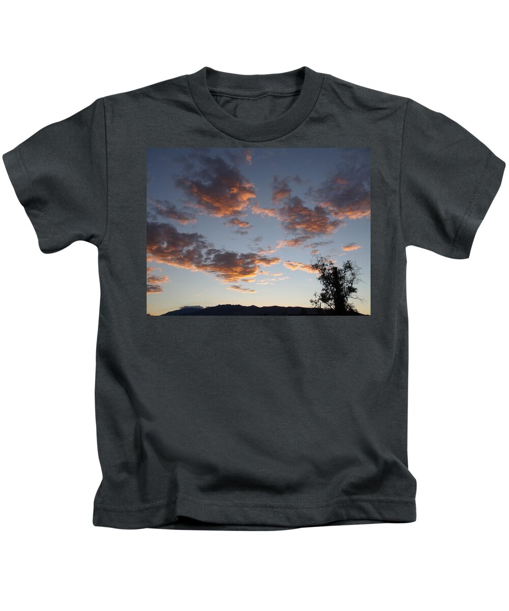 Arizona Kids T-Shirt featuring the photograph Sun Clouds by David S Reynolds