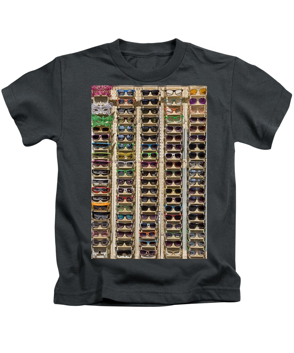 Sunglasses Kids T-Shirt featuring the photograph Sunglasses by Peter Tellone