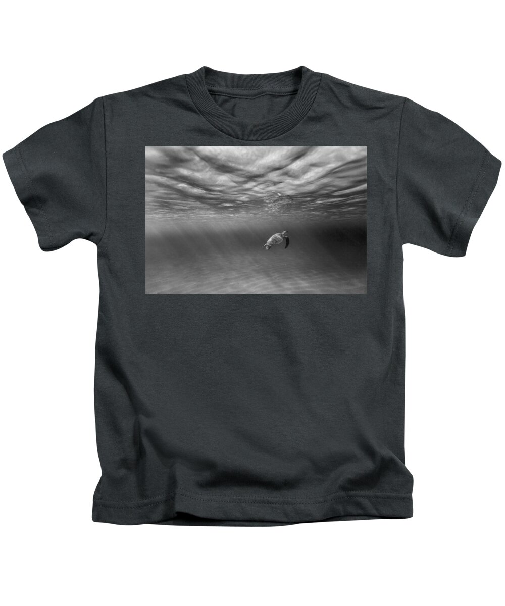 Sea Kids T-Shirt featuring the photograph Suspended animation. by Sean Davey