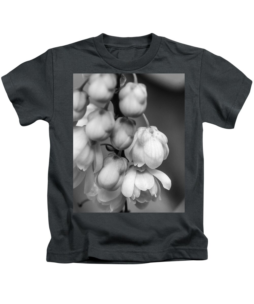 Mahonia Holly Kids T-Shirt featuring the photograph Sweet Mahonia Bloom by Patricia Schaefer