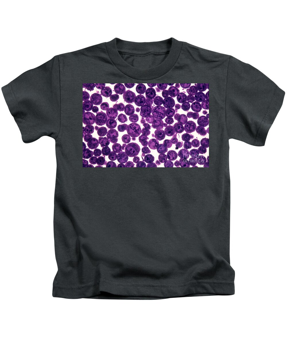 Science Kids T-Shirt featuring the photograph T-lymphocytes Lm by David M. Phillips