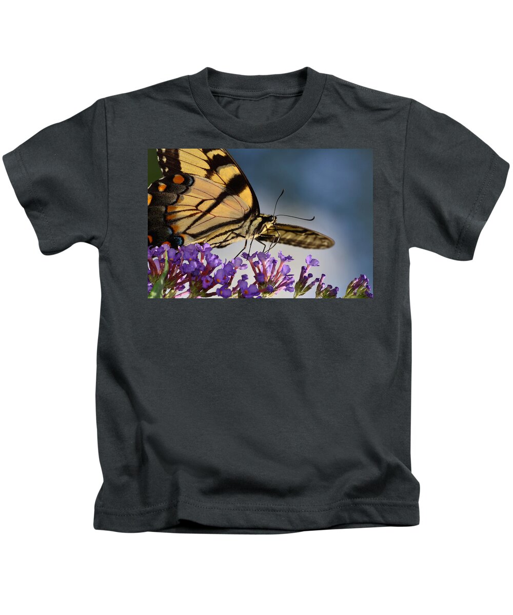Butterfly Kids T-Shirt featuring the photograph The Butterfly by Lori Tambakis