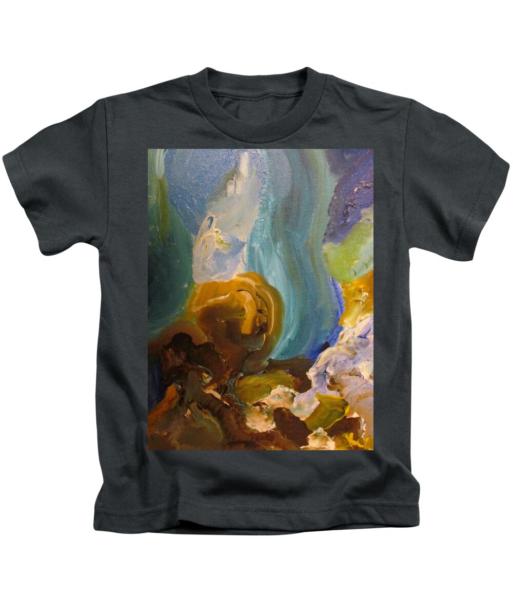 The Dance Kids T-Shirt featuring the painting The Dance by Shea Holliman