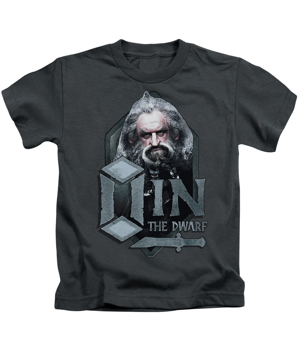 The Hobbit Kids T-Shirt featuring the digital art The Hobbit - Oin by Brand A