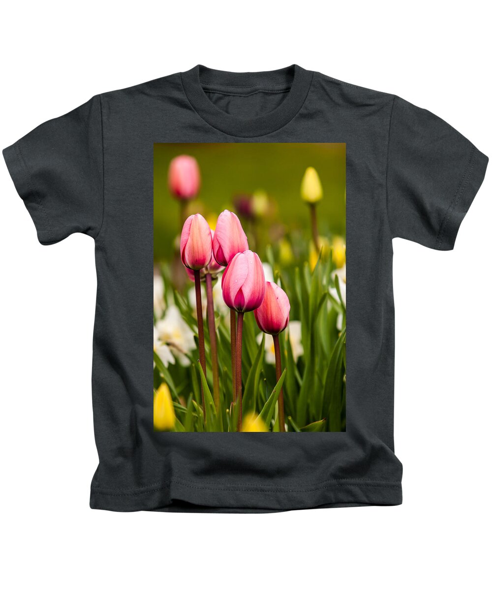 2008 Kids T-Shirt featuring the photograph The Last Drops of Dew by Melinda Ledsome
