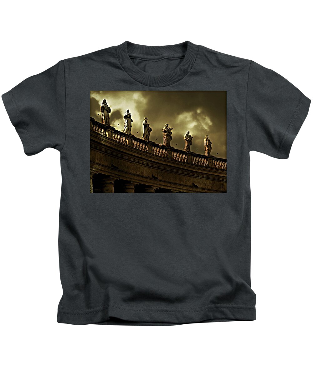 The Saints Kids T-Shirt featuring the photograph The Saints by Micki Findlay