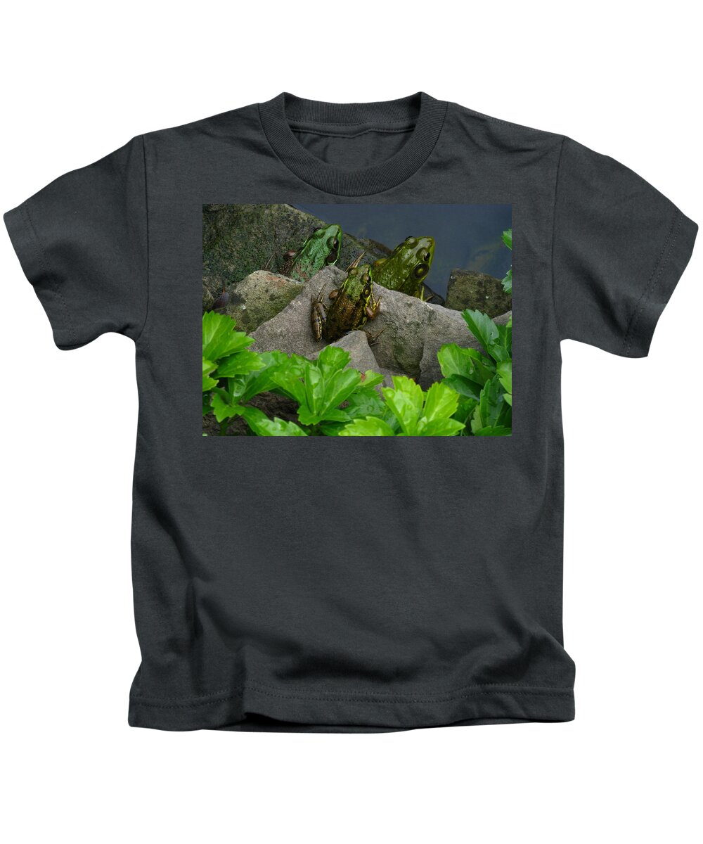 The Three Amigos Kids T-Shirt featuring the photograph The Three Amigos by Raymond Salani III