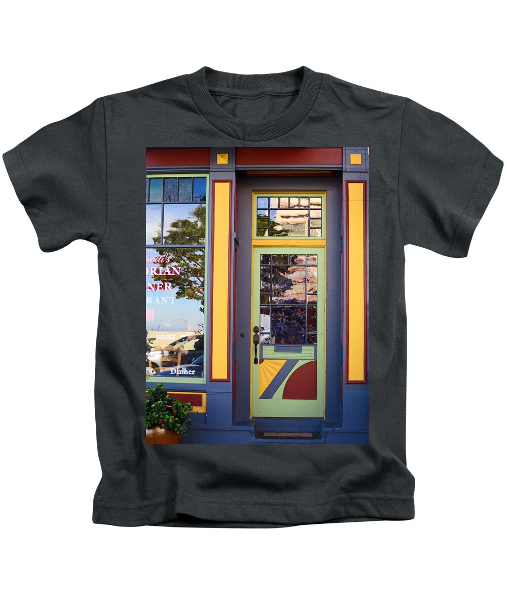 Doors Kids T-Shirt featuring the photograph The Victorian Diner by Rick Locke - Out of the Corner of My Eye