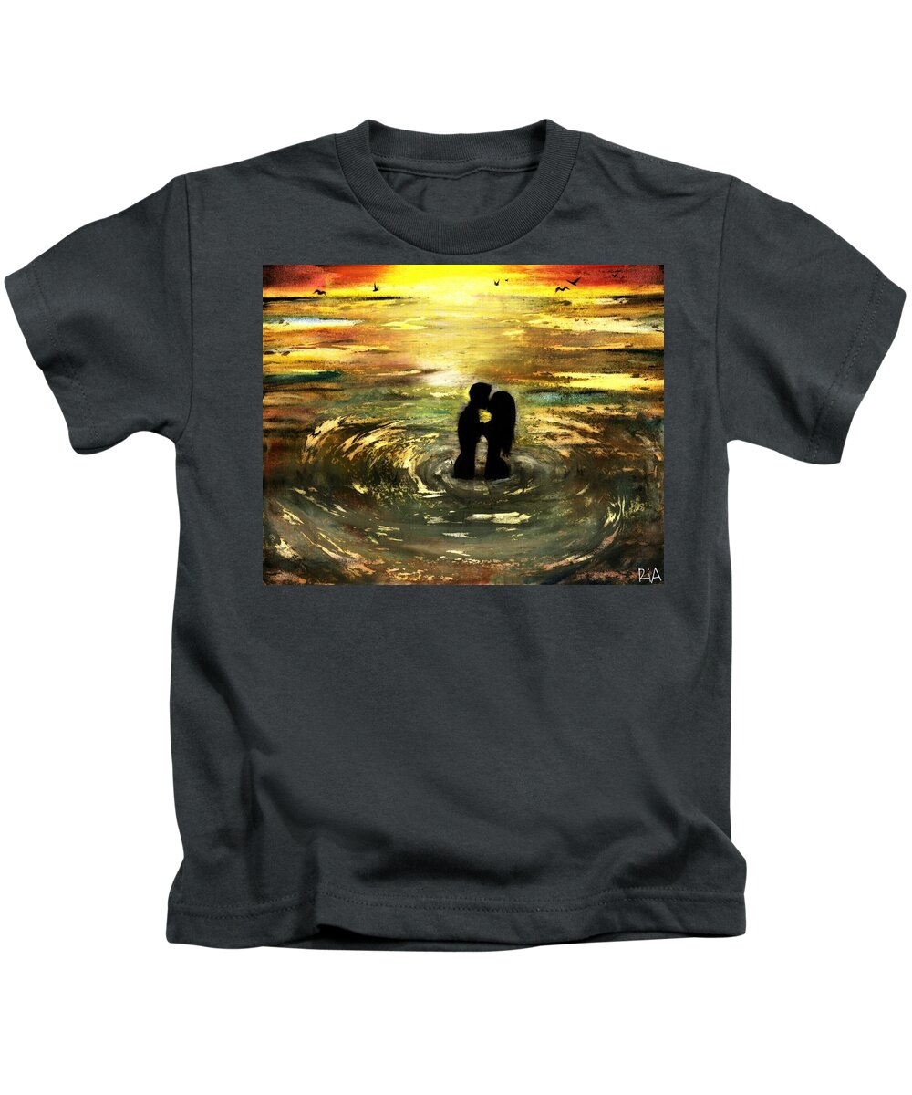 Beautiful Kids T-Shirt featuring the photograph The Vow by Artist RiA