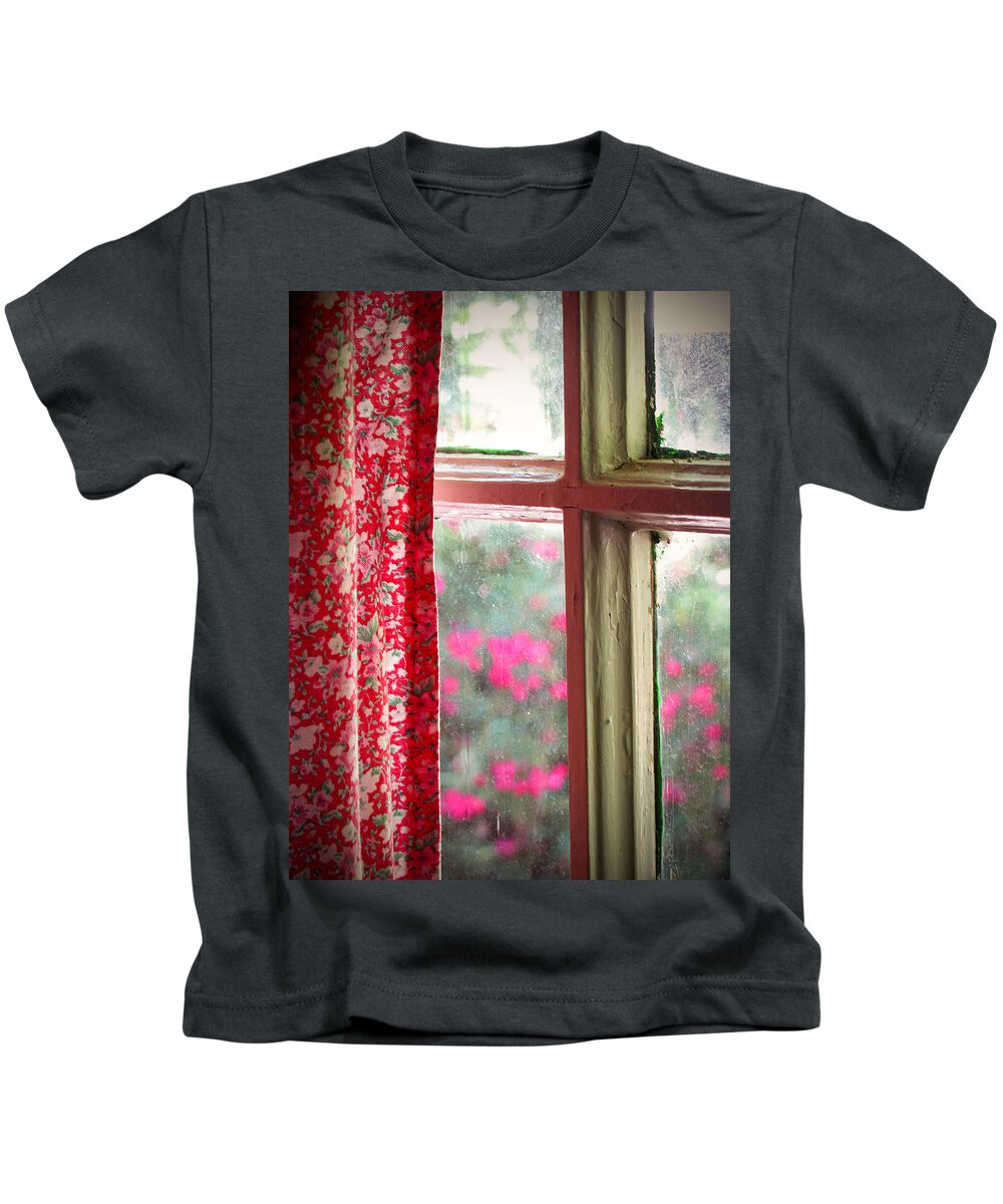Window Kids T-Shirt featuring the photograph Through the Window by Lisa Chorny