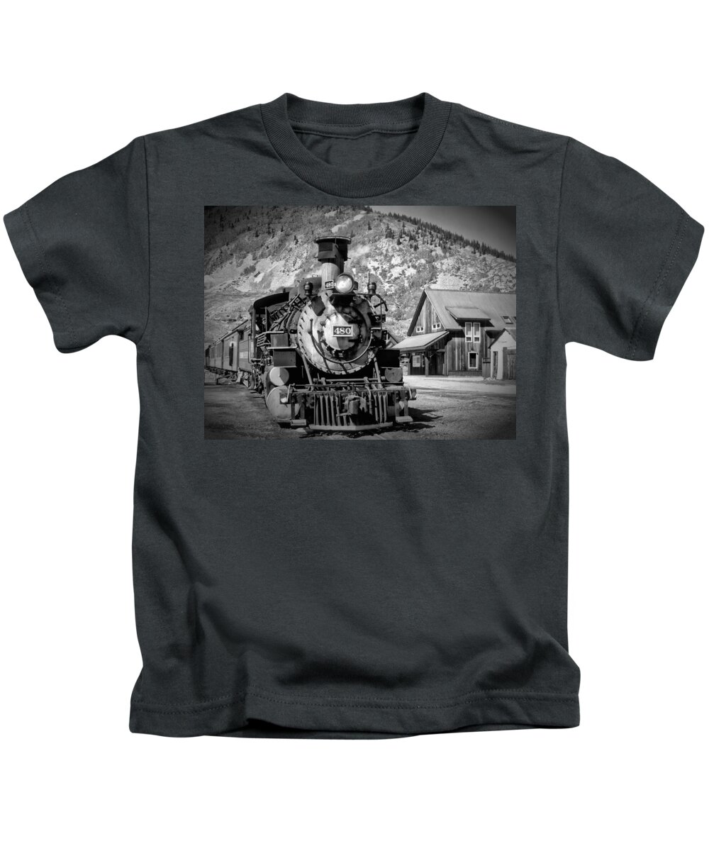 Home Kids T-Shirt featuring the photograph Train 480 by Richard Gehlbach